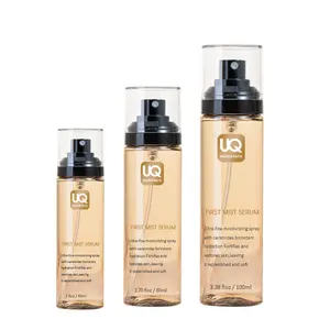 Rpet - Frasco hidratante para corpo, spray de névoa fina, embalagem plástica ecológica de 60 80 100 120 ml, ideal para cosméticos