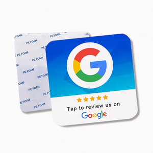 NFC chip <span class=keywords><strong>Google</strong></span> đánh giá dán acrylic QR mã NFC menu không tiếp xúc dấu hiệu phương tiện truyền thông xã hội <span class=keywords><strong>Google</strong></span> xem xét tấm - Product Image 1