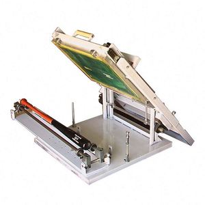 Manual Curved Circular Screen Printing Machine Paper Cup Cosmetic Bottle Printing Machine Pen <b>Candle</b> Screen Printing Machine - Product Image 1