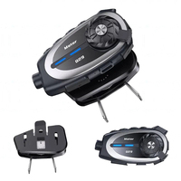 Casque de moto Q29 avec caméra 1080P 30FPS, talkie-walkie 500M, casque d'appel sans fil à réduction de bruit