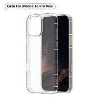 Coque de Téléphone Anti-choc, Transparente, en TPU, Anti-rayures, Vente en Gros Usine, pour iPhone 16 15 14 13 12 Pro Max