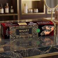 Синтетическая паста хны SMART Black Gold 25 г для татуировок на руках и теле, в коробке, премиум-качество, легко наносится