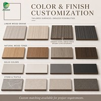 Panneau MDF mélaminé Jinbase 18 mm, gris-brun fumé rayé, E0, 1220x2440 mm, panneau de fibres à densité moyenne stratifié mélamine pour