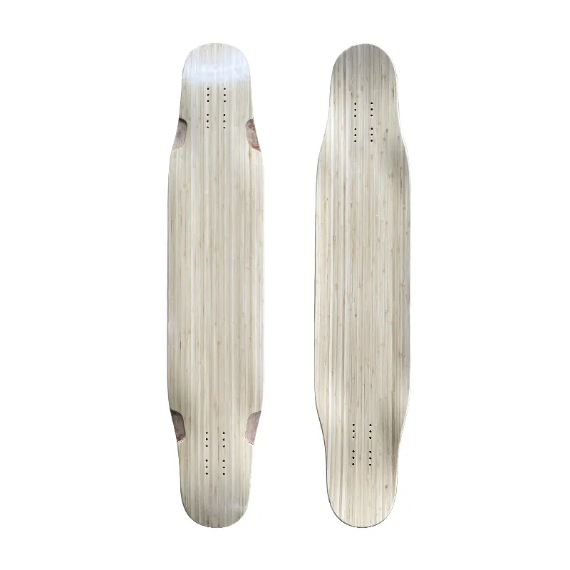 Trik Penari Kualitas Tinggi Papan Panjang Deck Dalam 46*9.5 Inci Bambu Maple Kanada dengan Pencetakan Kustom Papan Panjang Menari
