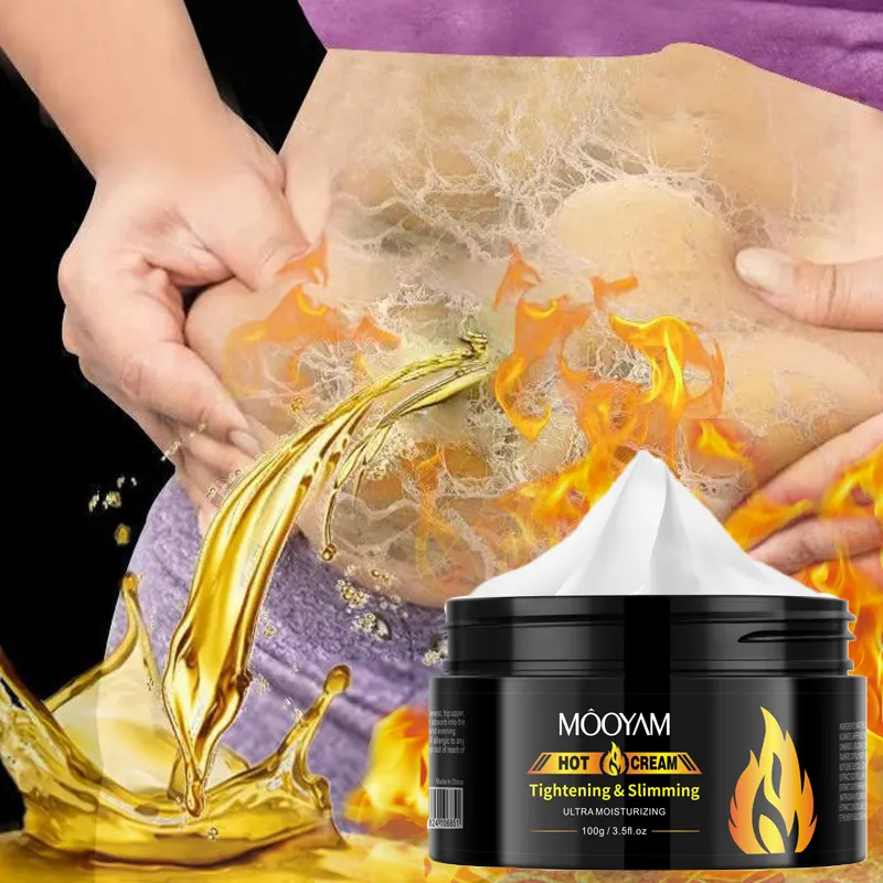 Wholesale natural organic 3 days quickly anti cellulite hot cream body slimming stomach fat burn tummy slim cream for men women