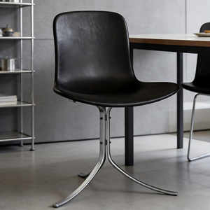 <span class=keywords><strong>Chaise</strong></span> de salle à manger noire de style moderne du milieu du siècle avec cadre incurvé, revêtement <span class=keywords><strong>en</strong></span> <span class=keywords><strong>tissu</strong></span> et pieds <span class=keywords><strong>en</strong></span> métal durables, ajustement confortable - Product Image 3