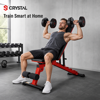 Banc de musculation réglable et pliable robuste pour la musculation à domicile et l'entraînement en salle de sport