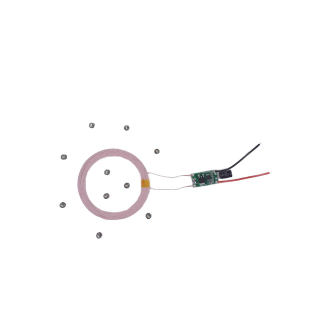 180mm Long Distance 75mm Small Inductive Coil and 10 Wireless Led Kit 24V Magnetic Levitation Lights Wireless Power