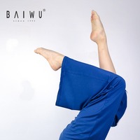121126009 Baiwu Ballet formation longue lâche Yoga pantalon Sport Gym pantalon danse porter des vêtements pour filles femmes