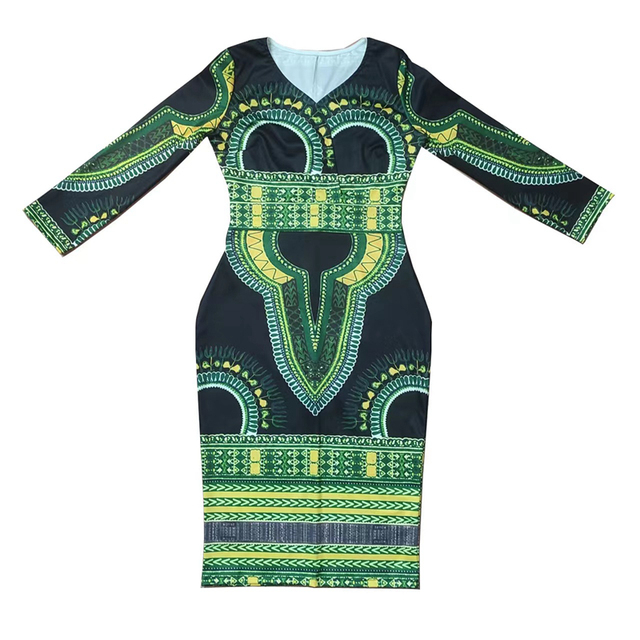 white christmas dresses Alice Crepe and silk African Print Dress – Teda Designs