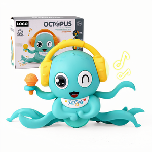 Jouet pieuvre électrique musicale avec fonction de détection, pieuvre <span class=keywords><strong>magique</strong></span> automatique rampante et dansante pour enfants - Product Image 1