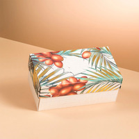 Emballage en carton de haute qualité OEM/ODM Boîte cadeau pour chocolat aux dattes rouges