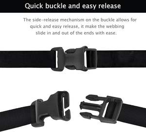 <span class=keywords><strong>1</strong></span>인치 플라스틱 버클 퀵 사이드 릴리즈 버클 (전술 조끼, 배낭, 가방용, <span class=keywords><strong>1</strong></span>인치 웨빙 스트랩 포함) - Product Image 6