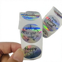 Etiqueta de Vinilo Personalizada con Impresión de Serigrafía, Adhesiva, Holográfica, Láser, Metálica Plateada Brillante, Resistente al Agua, Acabado Brillante, 0.1mm de Grosor