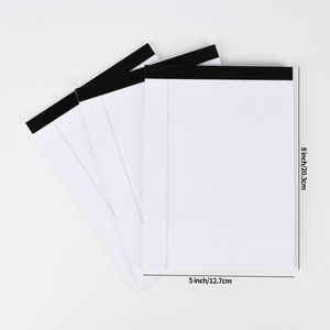 Nhà Máy Tùy Chỉnh Nhỏ Pháp Lý Miếng Đệm Màu Trắng Notepad 5X8 Inch Giấy Notepad Bằng Văn Bản Miếng Đệm Lót Màu Trắng Lót Lưu Ý Miếng Đệm Cho Các Trường Học Văn Phòng - Product Image 4