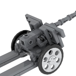 MOC5023 69 Piezas, Bloques de Construcción de Mini Juguetes de Artillería de Pie <span class=keywords><strong>Howitzer</strong></span> de 76 mm de la Segunda Guerra Mundial, Kit de Construcción de Juguetes - Product Image 6