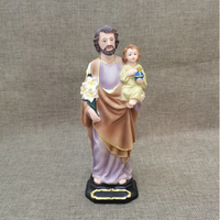 20cm la Vierge Marie Résine Saint Père Église Décoration Maison Noël Décor