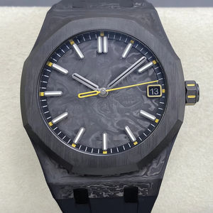 Montre mécanique de plongée de luxe de qualité supérieure, étanche, 41 mm, mouvement ETA 4302 de l'usine DIW, 15500 NTPT Carbon VOIDLINE - Product Image 1