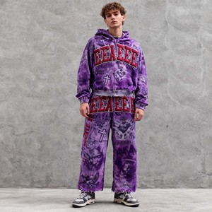 Tùy Chỉnh Tất Cả Các Hơn In Jogger Sweatsuit Thời Trang Phố 400 GSM 2 Mảnh Thiết Lập Thiết Kế Cotton Công Nghệ Lông Cừu Tracksuits Manufatur Cho Nam Giới - Product Image 2