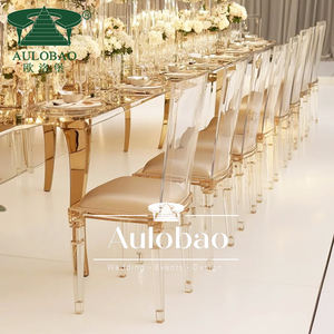 <b>Stackable</b> Acrylic Chiavari <b>Chairs</b> for Wedding Hotel Outdoor <b>Dining</b>-Commercial Use - Product Image 4