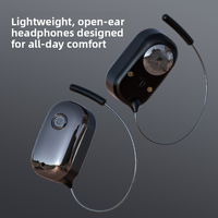 Earbud Nirkabel Mikrofon Chipset JL Indikator LED HD HiFi ANC Kontrol Sentuh Pengait Telinga Headset Olahraga Tahan Air IPX-64