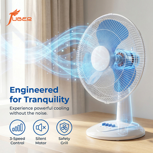 Ventilateur de table de 16 pouces pour la vente en gros, ventilateur de bureau de haute qualité avec moteur en cuivre, ventilateur à 3 vitesses avec pales en plastique pour appartement - Product Image 5