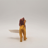 Mini statues d'animaux en résine Offre Spéciale Anime lion Figurine 3D Artisanat Ornements