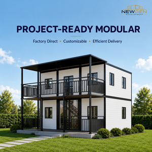NEWGEN DEVELOPMENT Casa Modular Moderna, Panel Sándwich, Villa Prefabricada, Fácil Instalación, Directo de Fábrica, Personalizable - Product Image 1