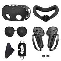 Ensemble de 7 accessoires de protection en silicone pour casque de réalité virtuelle, communication sans fil, jeux pour Meta Quest 3s