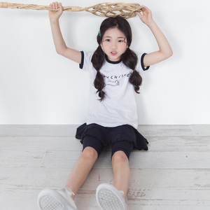 Nouvel ensemble moderne pour filles : robe de bal princesse et leggings, style américain, pour l'été - Product Image 2