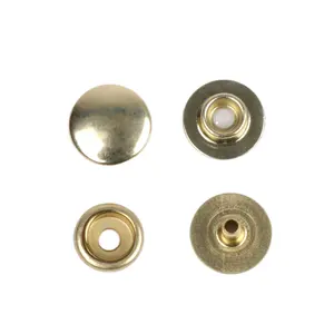 Custom Solid Brass Press Stud Colourful Plate Snaps Button For 201 203 205 Clothing Accessories