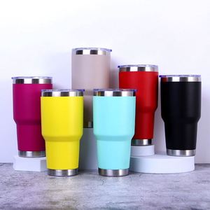 Venta al por Mayor de Tazas Termo de Acero Inoxidable de Doble Pared con Aislamiento para Cerveza y Café, Personalizadas con Logotipo, de 16oz y 30oz, para Sublimación - Product Image 1