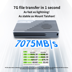 ITGZ - Carcasa <span class=keywords><strong>Externa</strong></span> para Disco Duro <span class=keywords><strong>SSD</strong></span> <span class=keywords><strong>Thunderbolt</strong></span> 5, 80 Gbps, M.2 NVMe, con Ventilador de Refrigeración, OEM - Product Image 4