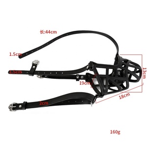 MOGLOVERS Bondage sm cuir réglable chien bouche couverture jouets érotiques avec bouche museau - Product Image 5