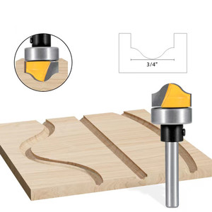 Broca de corte en forma de arco para enrutador, fresa de carpintería con punta de carburo, vástago de 6, 1/4, 8mm, 1/2 ", 1 unidad - Product Image 2