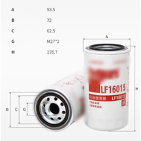 Nouvelles pièces détachées Dongfeng de haute qualité, filtre à huile moteur LF16015 4897898 84228488 5523451 UJ1929 JX0817 2992242