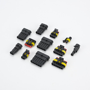 車の防水オスメス1.5Tycoアンプコネクタ12 3 4 56ピンワイヤー自動自動車用電気コネクタ自動ワイヤーハーネス - Product Image 3
