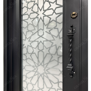 Puerta de Entrada Doble de Hierro Forjado de Diseño Americano de Lujo, Puerta de Jardín de Hierro de Alta Calidad y Económica - Product Image 4