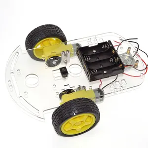 JYC OEM/ODM智能机器人汽车套件2WD机器人汽车底盘2WD底盘型号