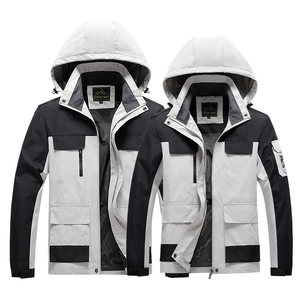 High Quality Casual Winter Blouson Outdoor Soft Shell <b>Jacket</b> Unisex-<b>Waterproof</b> Windproof Nylon Zipper Hooded Stand Factory - Product Image 1