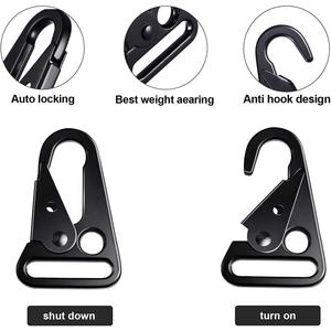 Mousquetons tactiques à boucle bec d'aigle, clips à levier HK pour sacs Molle, bracelets en paracorde, camping, randonnée en plein air - Product Image 2