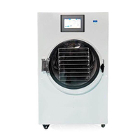 BAXIT Draagbare Vriesdroogmachine met Pomp & Elektrische Verwarming, 2-50kg Batchcapaciteit voor Vlees, Koffie, Fruit, Snacks