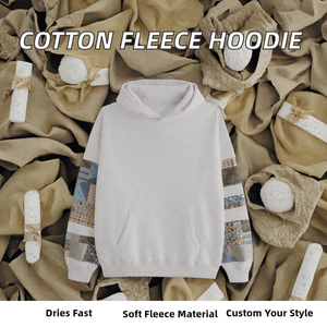 100% Cotton Fleece Hooded Hoodies Quick Dry Breathable Hot Selling Best Design Casual Winter Style <b>Men</b> Solid Pattern - Product Image 2