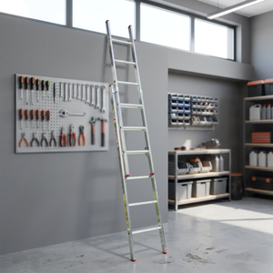 Échelle pliante en A extensible en fibre de verre Kanat KAS-235 à 22 marches, épaisseur 1,2 mm, capacité 150 kg, design moderne, portable, antirouille - Product Image 3