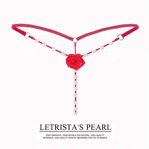 Benutzer definierte Plug Tanga Sexy Dessous Hot Bikini Mode Tanga Pink G String Dessous Sexy G-String - Product Image 4