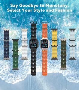 Correa de Reloj Deportiva de Metal Blissbands Compatible con <span class=keywords><strong>Apple</strong></span> <span class=keywords><strong>Watch</strong></span> Ultra 2/49mm S10 46mm 9/8/7 45mm <span class=keywords><strong>SE2</strong></span>/SE/6/5/4 44mm 3/2/1 - Product Image 6