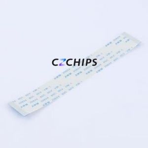 FFC-0.5-30P-100mm FFC Cable (Flexible Flat Cable) P=0.5mm Connector 30P 0.5mm 0.3mm Non-Inverting - Product Image 1