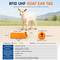 Etiquetas de Identificación para Ovejas y Cabras RFID UHF de Largo Alcance, Etiquetas Electrónicas para la Gestión de Ganado, Herramientas Inteligentes para Granjas