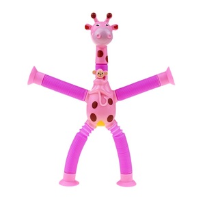 New Arrival 2-in-1 LED Light-Up Giraffe Animal and Tubes Pipes <b>Large</b> Pack Sensory Educational Toys for Kids - Product Image 6