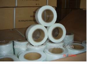 Kesme hizmeti ile ağır yüksek çekme mukavemeti fiberglas örgü bant takviyeli duvar malzemeleri için % 300 ısı direnci - Product Image 6